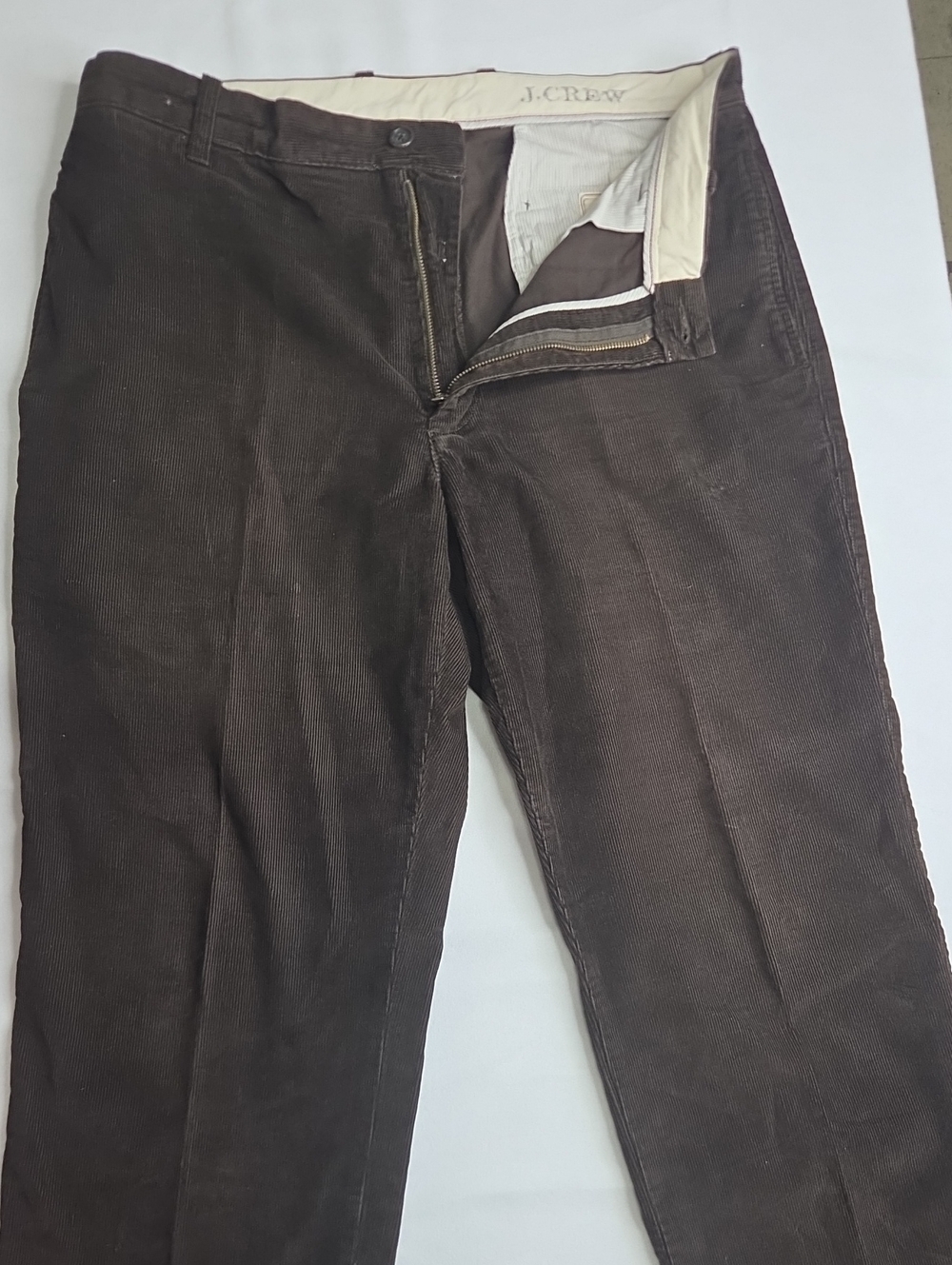 J. Crew Men's Dark Brown Corduroy Trousers
